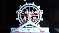 Grande roue de Tianjin lumineuse et rotative — photo 10