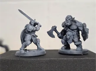 Orc & Human Warrior