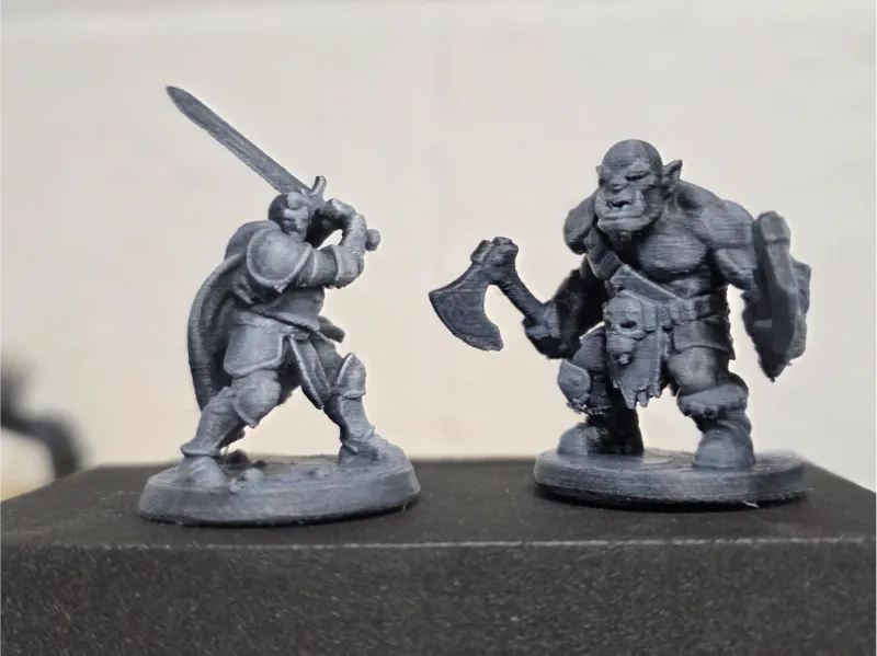 Orc & Human Warrior