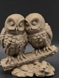 Cuddling Owls Solar Light Holder PETG