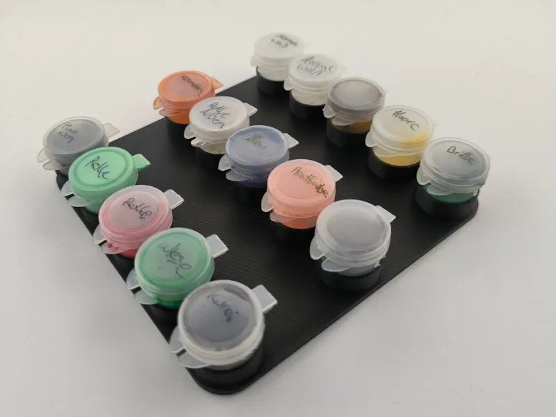 Paints Pots/Jars/Pottys Holder 3x5 | 3x8