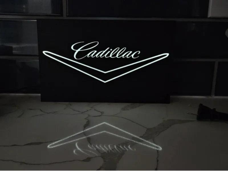 Cadillac LED Lightbox sign