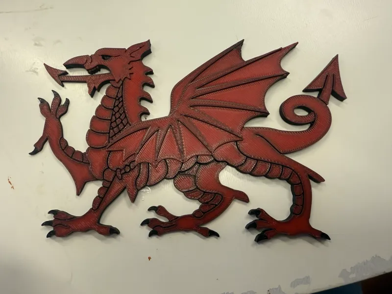 welsh dragon decoration