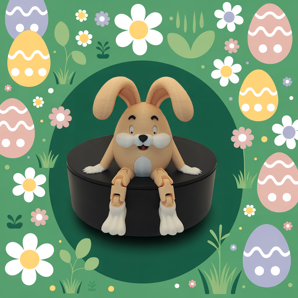 Miniatura 2 do modelo 3D Easter Bunny Buddy