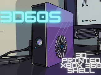 3D60S - Modular, 3D Printed Xbox 360 Slim Shell