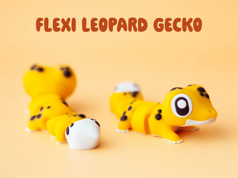 Printyboy - Flexi Leopard Gecko