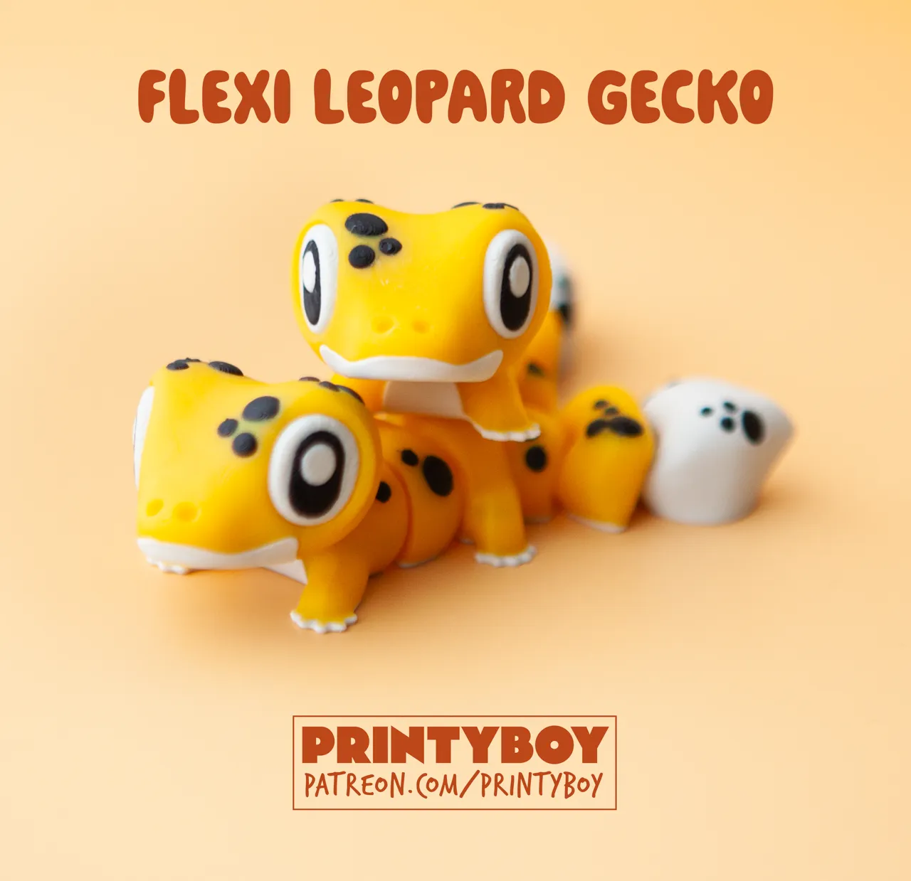Printyboy - Flexi Leopard Gecko view 4
