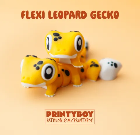 Printyboy - Flexi Leopard Gecko view 4