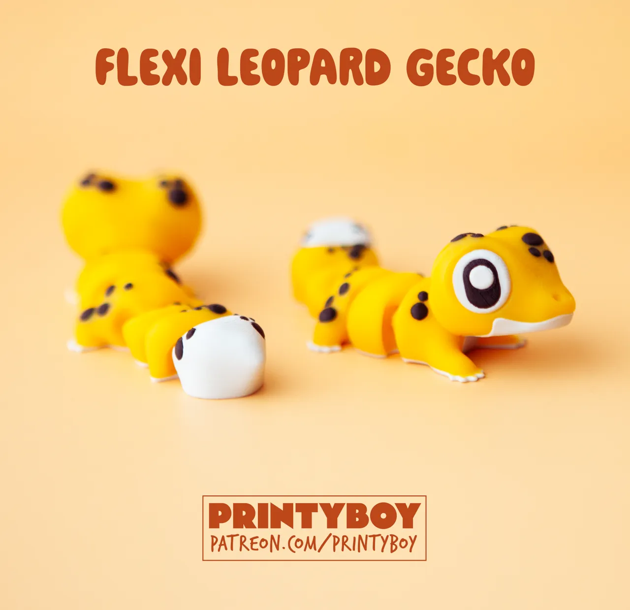 Printyboy - Flexi Leopard Gecko view 3