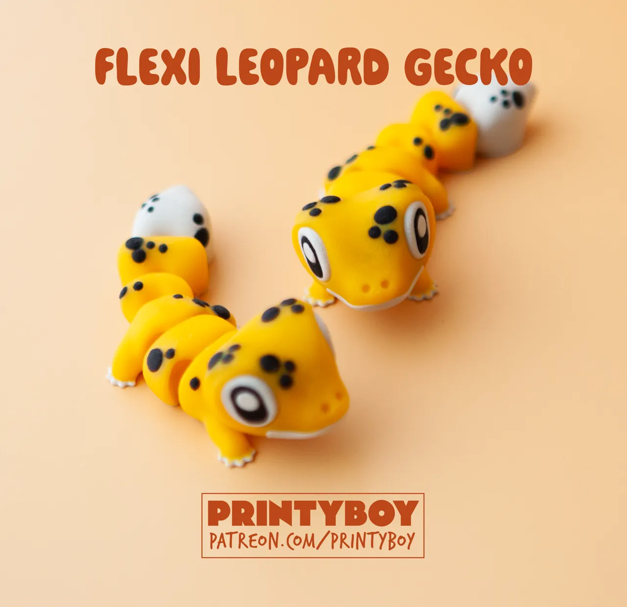 Printyboy - Flexi Leopard Gecko view 2
