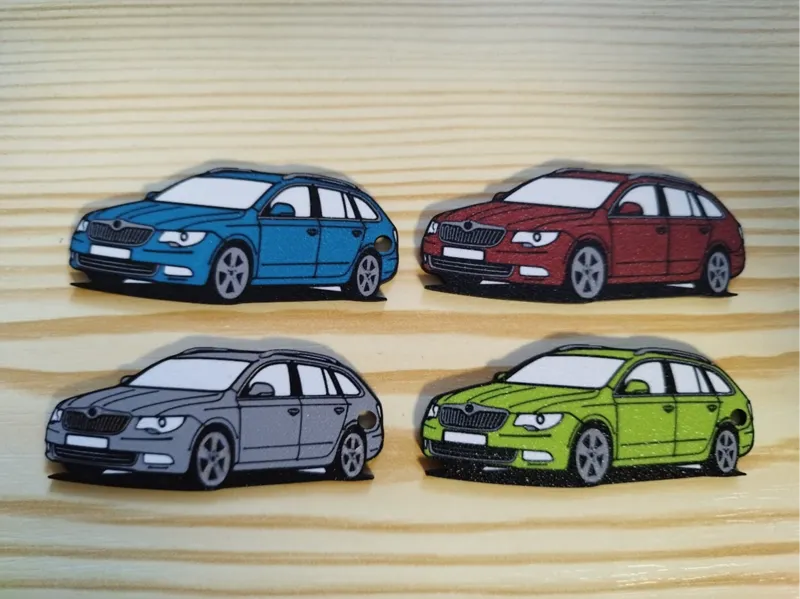 Skoda Superb 2 Combi keychain
