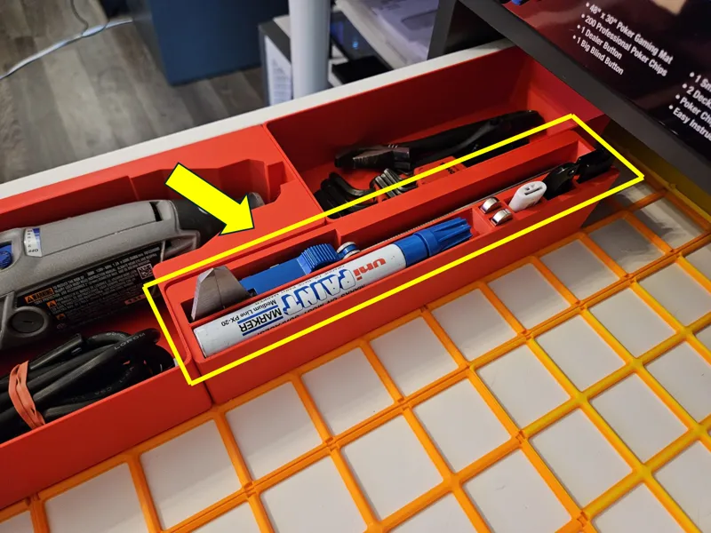 Caliper & Accessory Holder Gridfinity