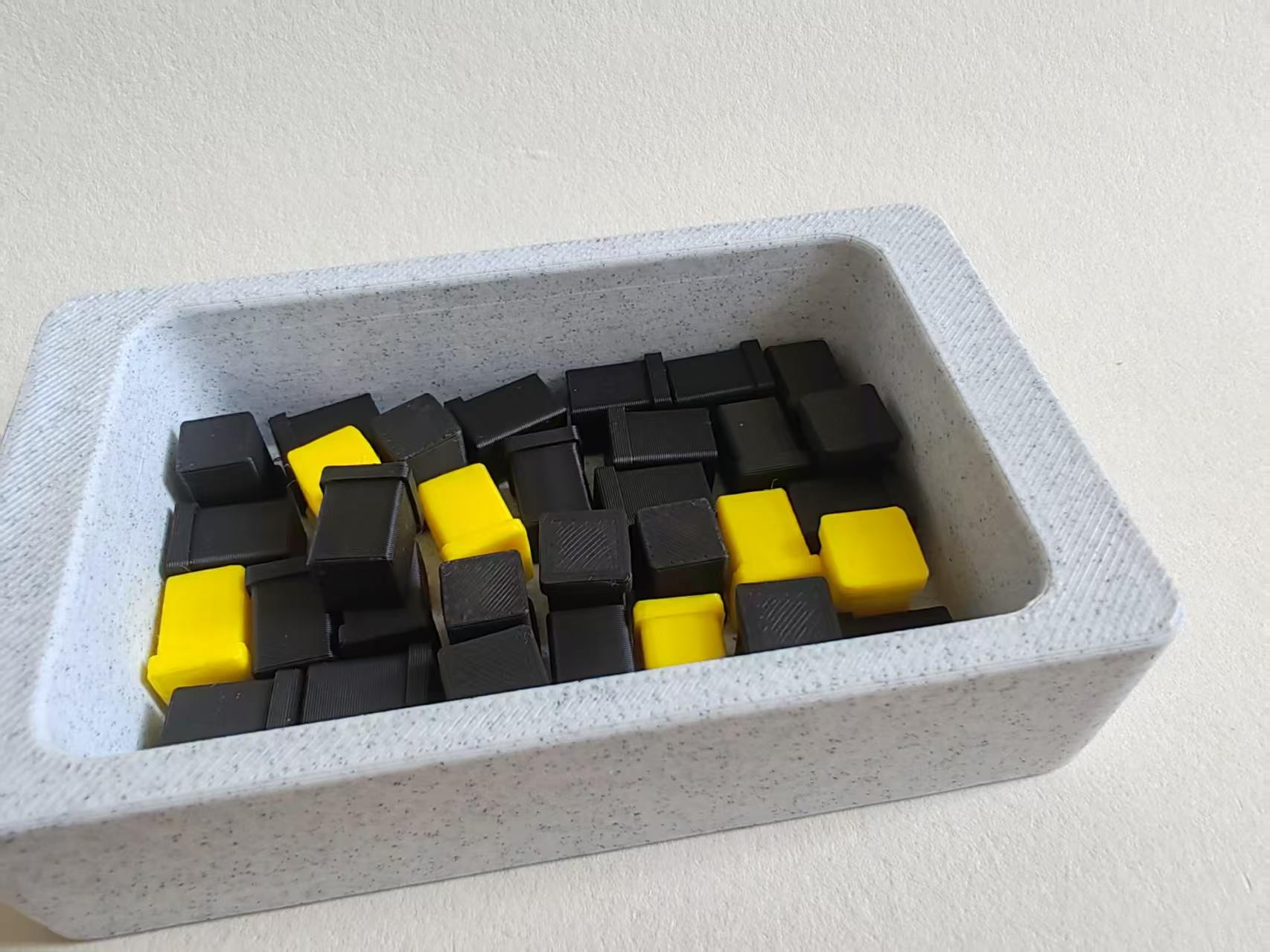Miniatura 2 do modelo 3D 可以隐藏线框的方块豆【敲豆豆重大更新】