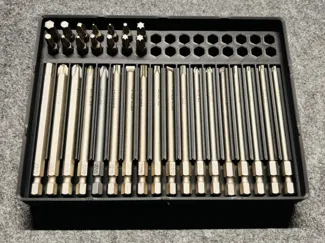 3x3x4 Gridfinity Wera Kraftform Long + Hex Bits