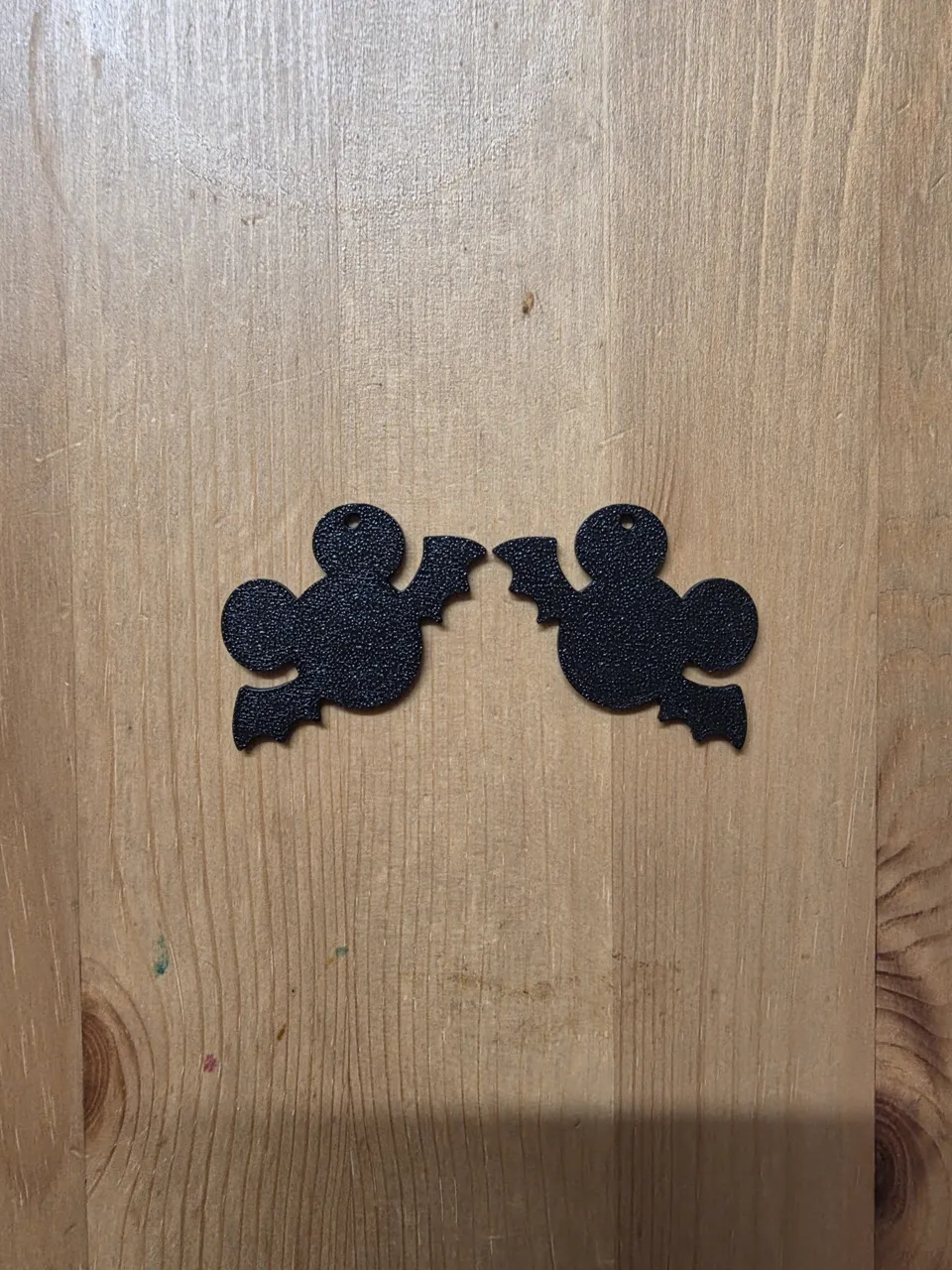 Mickey Mouse Bat Earrings view 2