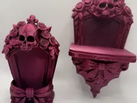 Porte-savon cercueil gothique avec étagère — photo 2