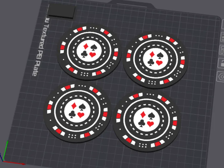 4 fichas poker