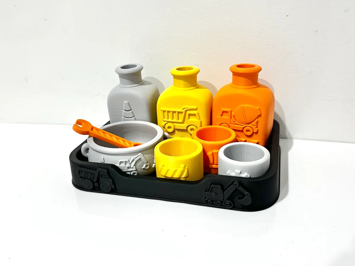 Construction Potion Play Set | Kids Sensory Play - Free 3D Print Model ...