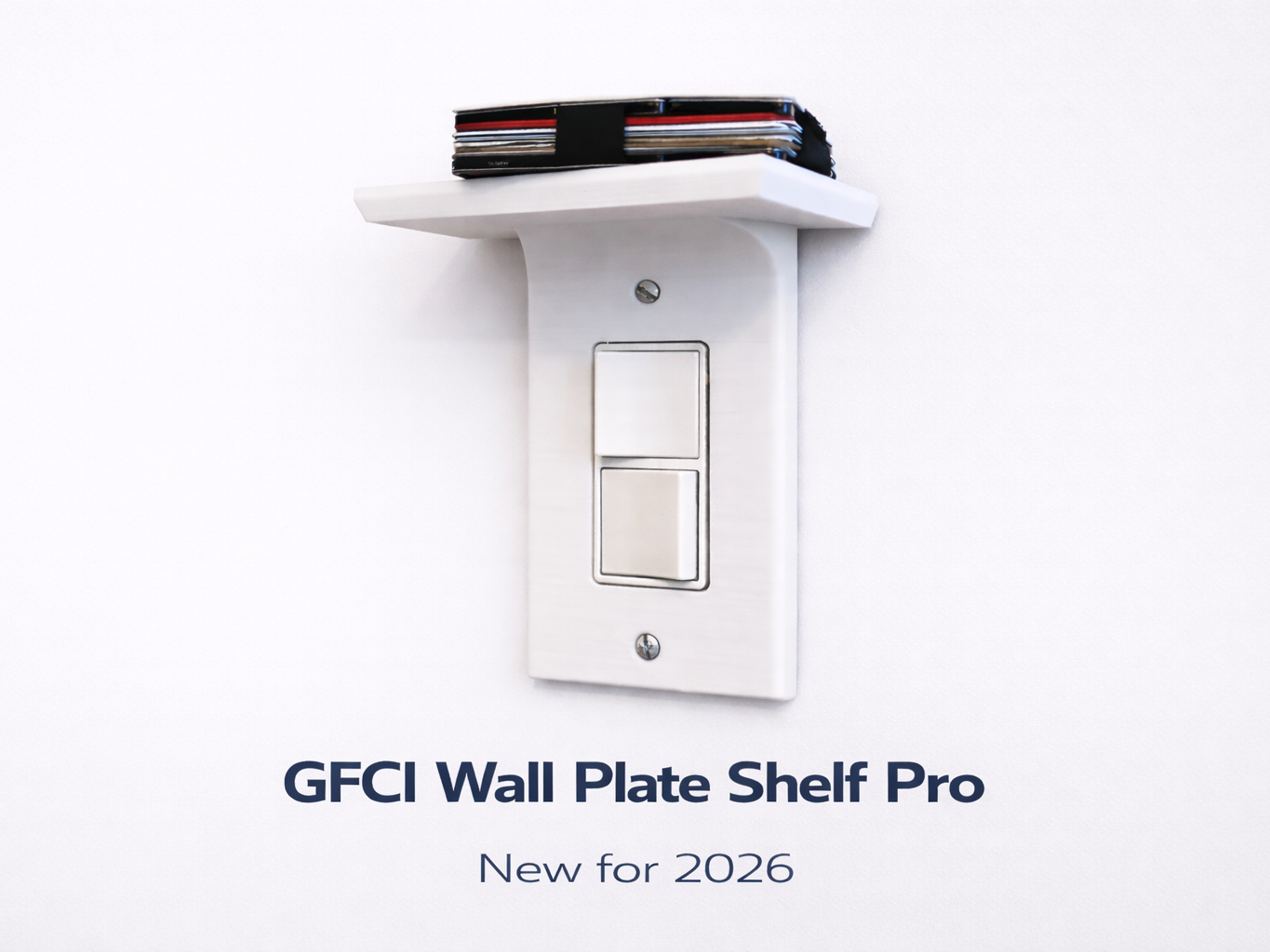 GFCI Wall Plate Shelf Pro (New for 2026)