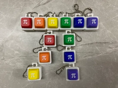 Pi Clicker Keychain