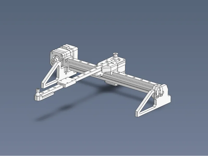 CortexNC 2 axis test machine, plotter, drawing arm