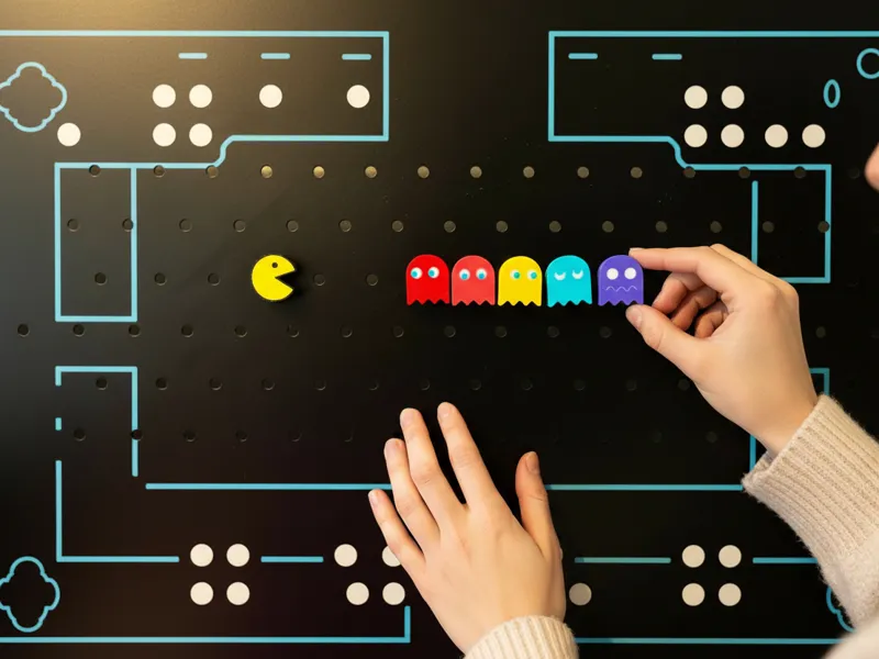 Retro Arcade Pac man Magnet