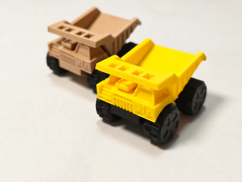 撼山翻斗车 玩具自卸车模型