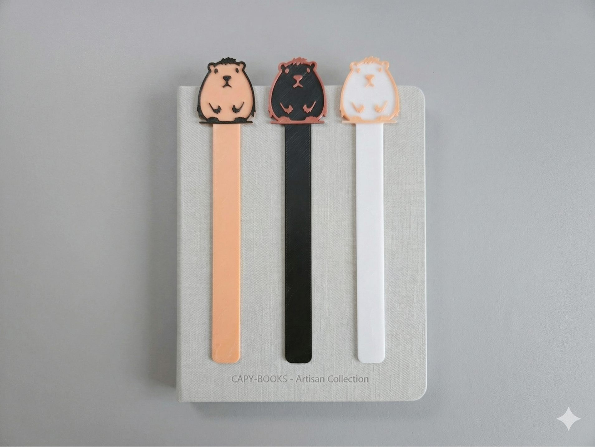 Capybara Bookmarks (Flexible TPU, No AMS Needed)