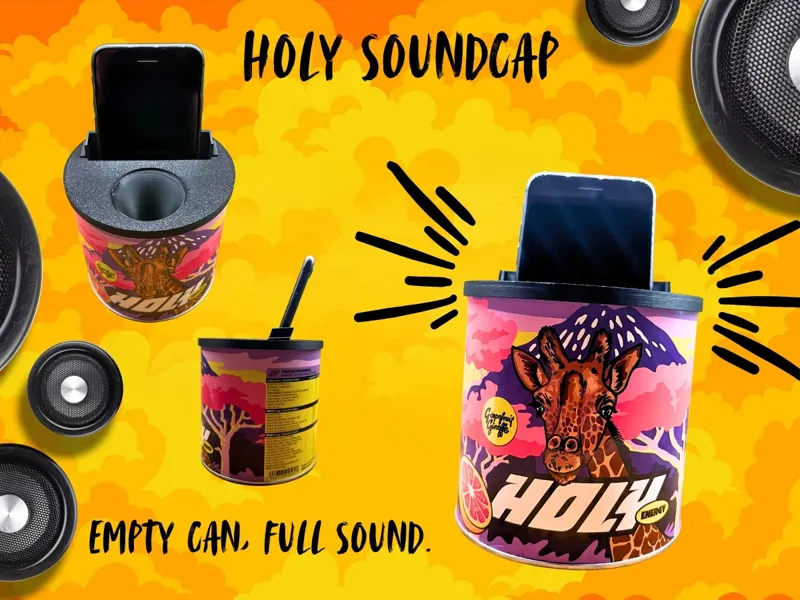 HOLY SoundCap – Passiver Verstärker (Upcycling)