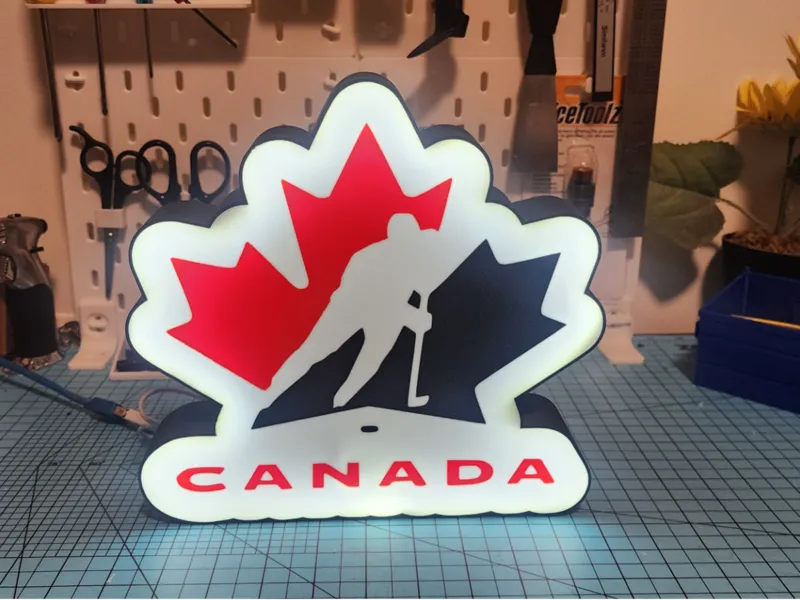 Simple  yet Beautiful Team Canada Lightbox 