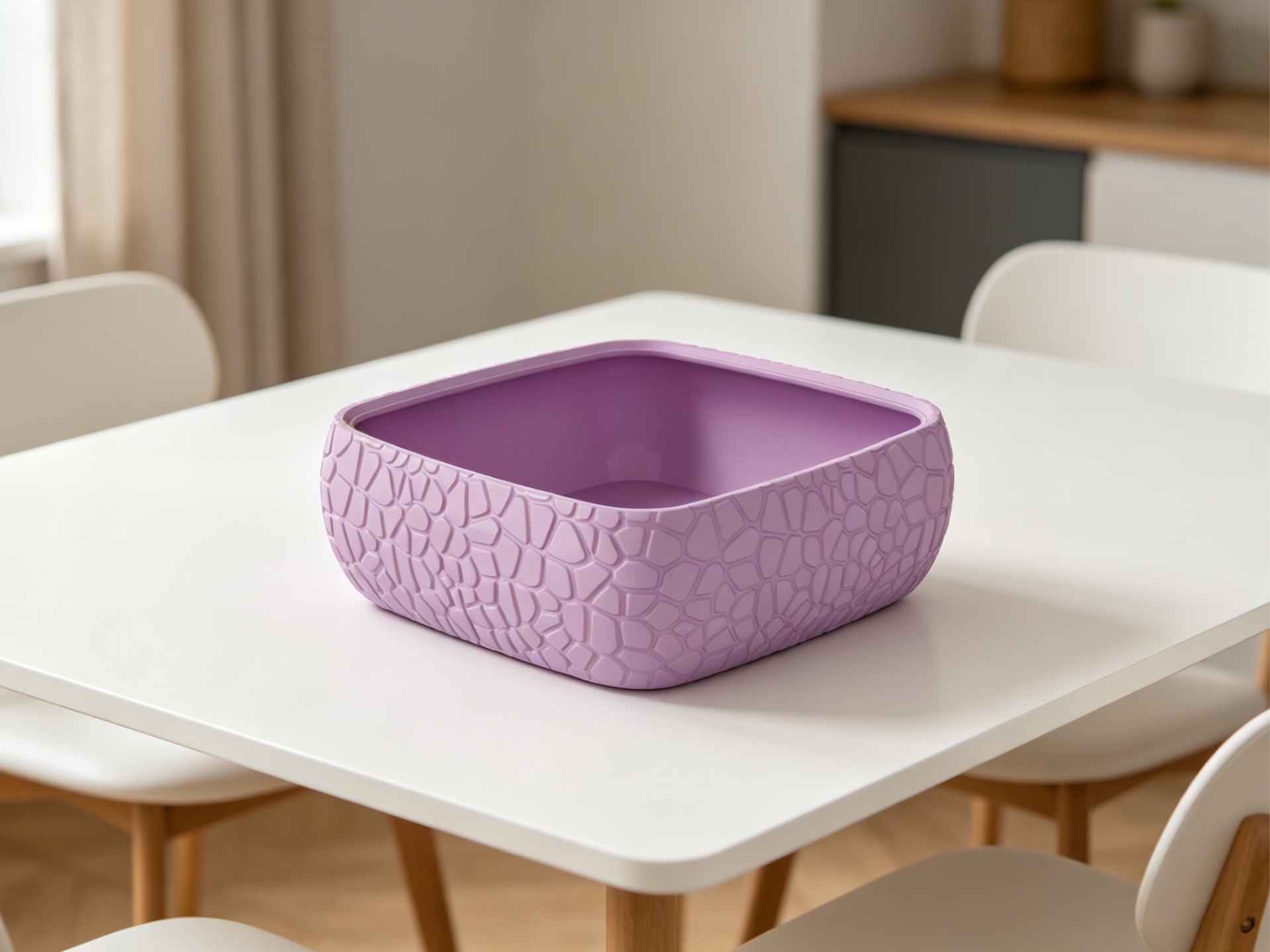 Miniatura 3 do modelo 3D 220mm可堆叠方形收纳盒一( stackable square storage box 1)