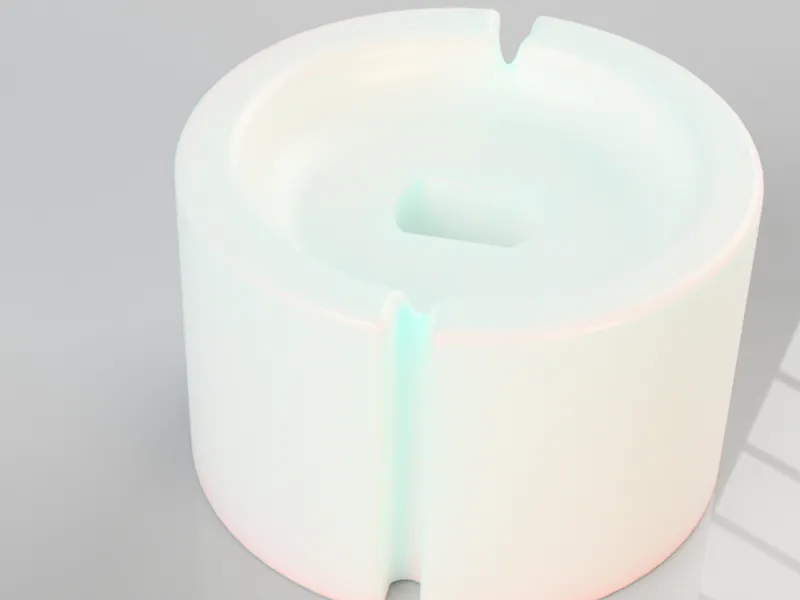 Roller blinds adapter for 24mm tubes