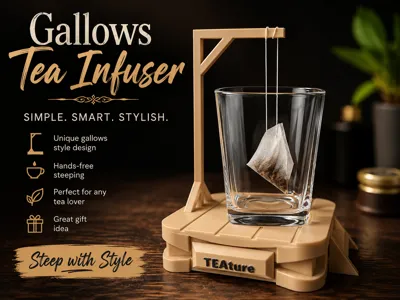 TEAture - Gallows tea infuser stand