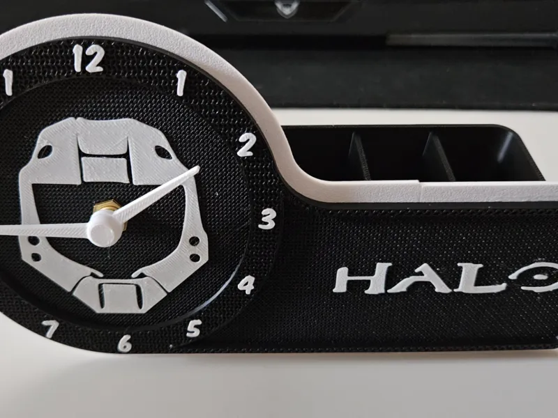 Clock Components Kit 011 w/ Halo Master Chief Logo