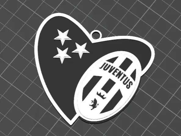 Portachiavi Cuore Juve