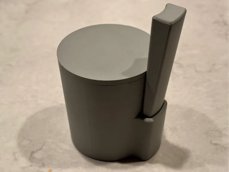 Compostable Pot Mold w/ Draft Angles & Pulp Tamper