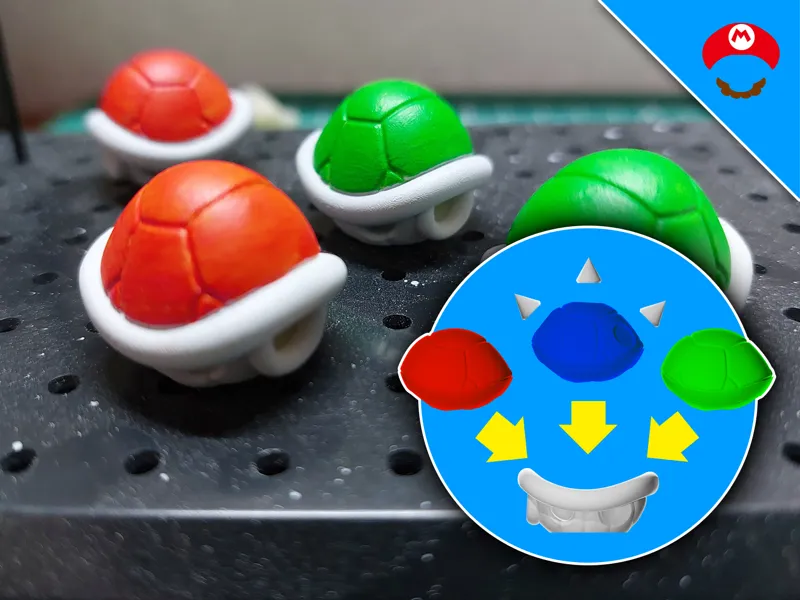 Koopa shell flat