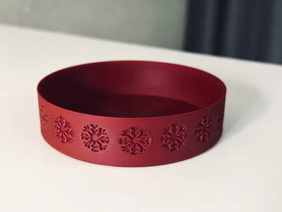 Ornamento decorativo con fiocco di neve per Capodanno, design speciale, ornamento da collezione