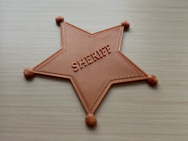 Toy Story - Woodys Sheriff Badge