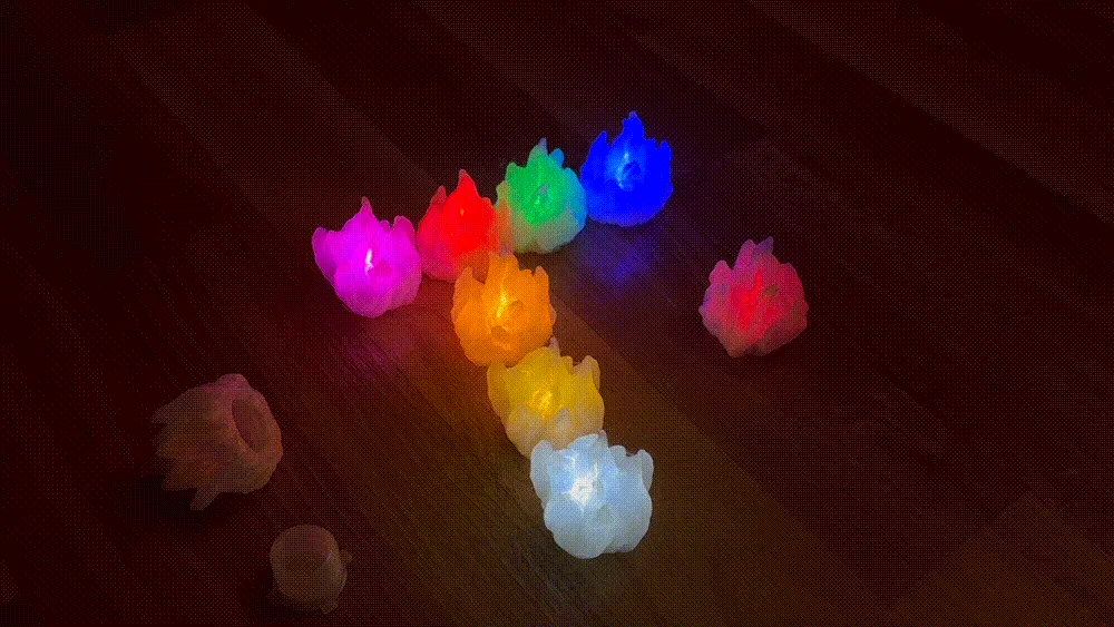 Marqueur de feu vissable pour jeux de rôle