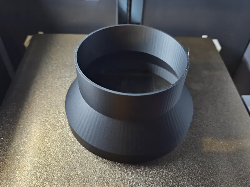 Verloop 69mm tot 128mm afzuiging
