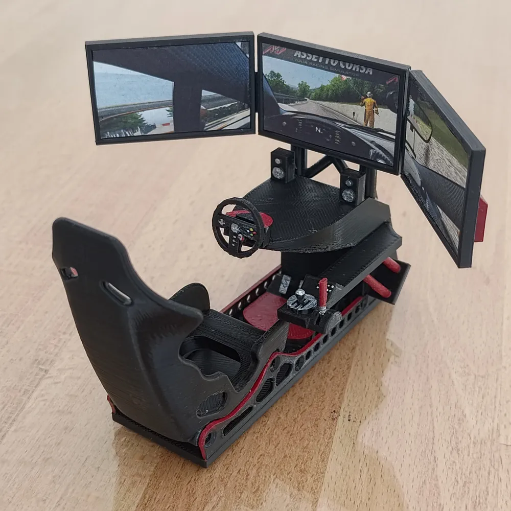 Sim Rig remix - Free 3D Print Model - MakerWorld