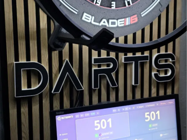 Modern Darts Wall Sign