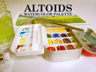 Altoids Watercolor Palette - 12 Half Pans