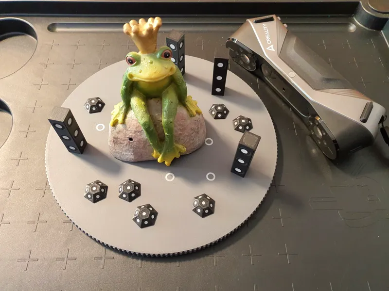 3D scanning turntable with magnet 10x3mm