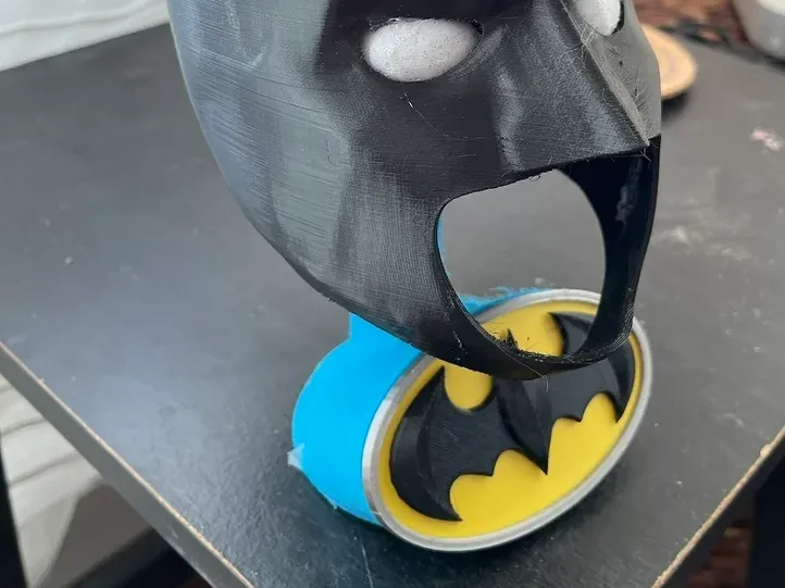 batman cowl and stand 