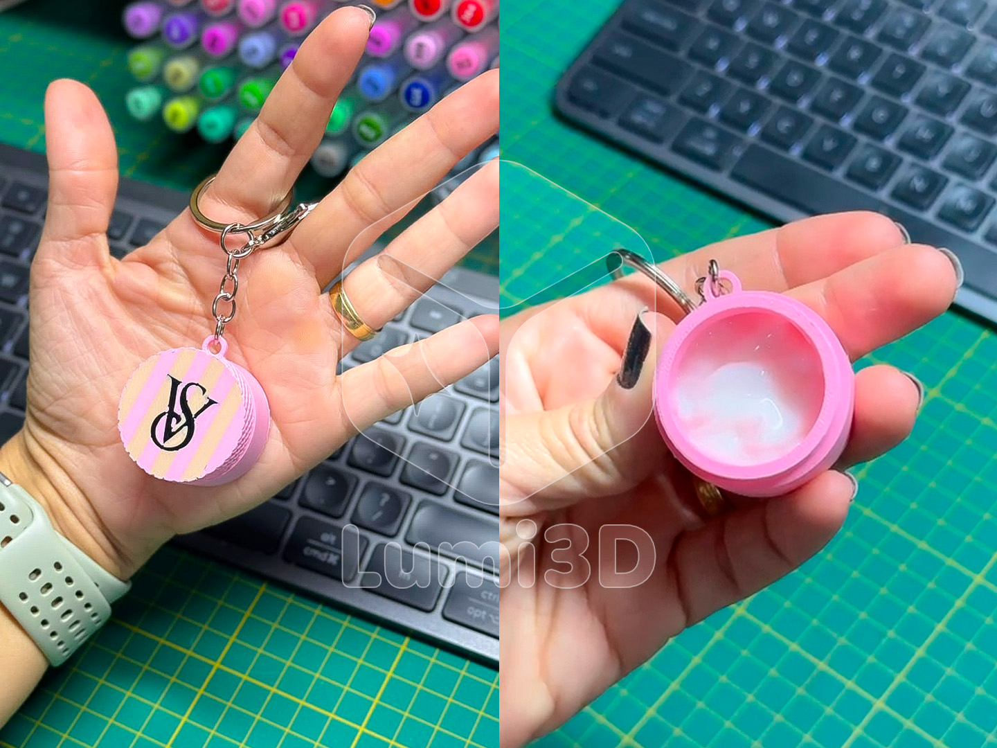 Chaveiro Porta Creme Victoria’s Secret (Custom) - 1