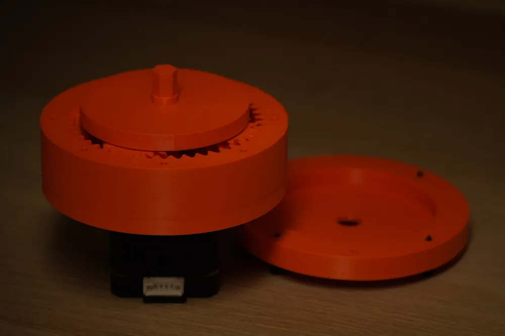 Planetary Gearbox 5 1 Double Helical Nema17 Free 3D Print Model Planetary Gearbox 5 1 Double Helical Nema17 Free 3D Print Model