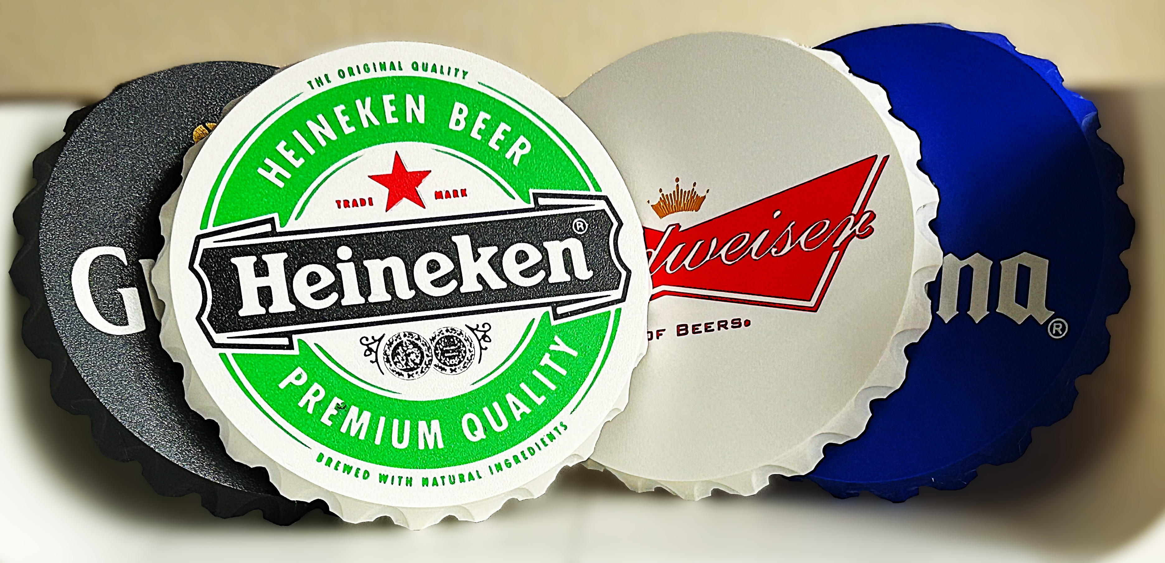 Miniatura 1 do modelo 3D Bottle Cap Wall Art  ( 4 SET )