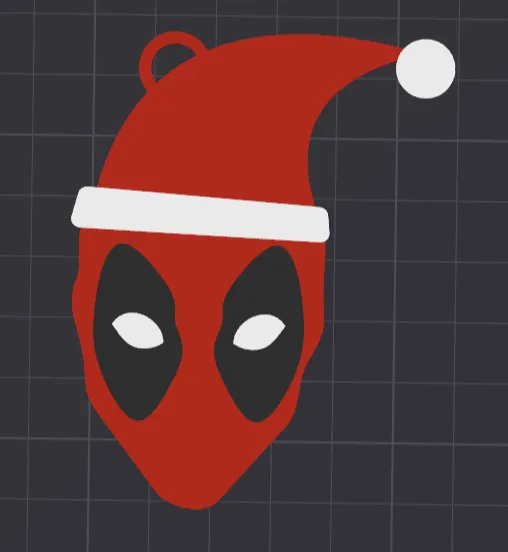Dead Pool christmas tree decoration (Santa Pool)